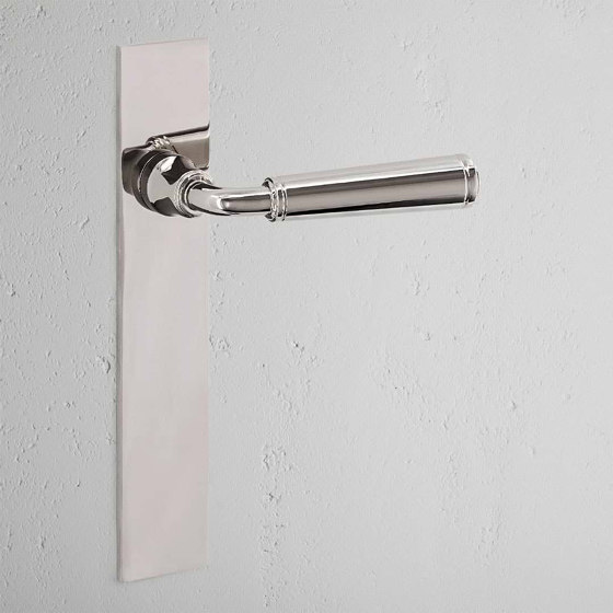 Digby Long Plate Fixed Door Handle | Lever handles | Corston Architectural Detail