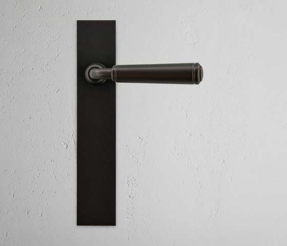 Digby Long Plate Sprung Door Handle | Lever handles | Corston Architectural Detail