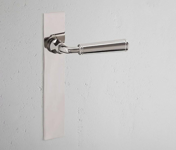 Digby Long Plate Sprung Door Handle | Lever handles | Corston Architectural Detail