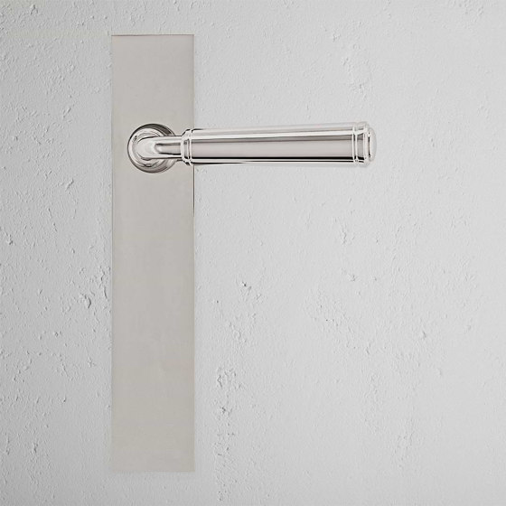 Digby Long Plate Sprung Door Handle | Lever handles | Corston Architectural Detail