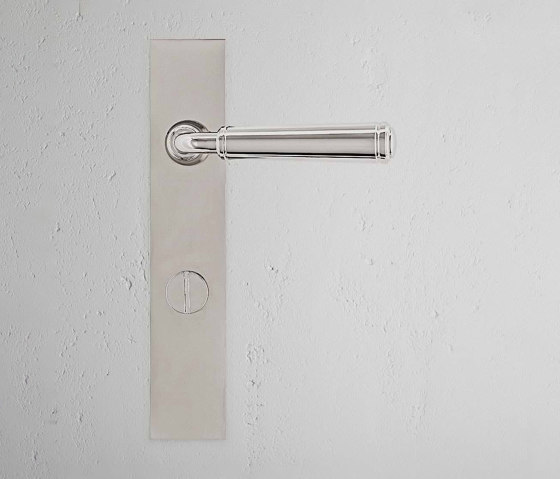 Digby Long Plate Sprung Door Handle & Thumbturn | Lever handles | Corston Architectural Detail