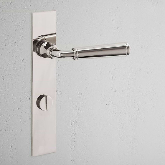 Digby Long Plate Sprung Door Handle & Thumbturn | Lever handles | Corston Architectural Detail