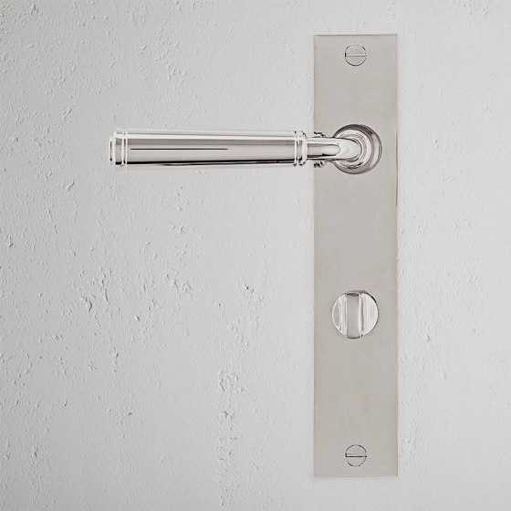 Digby Long Plate Sprung Door Handle & Thumbturn | Lever handles | Corston Architectural Detail