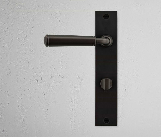 Digby Long Plate Sprung Door Handle & Thumbturn | Lever handles | Corston Architectural Detail