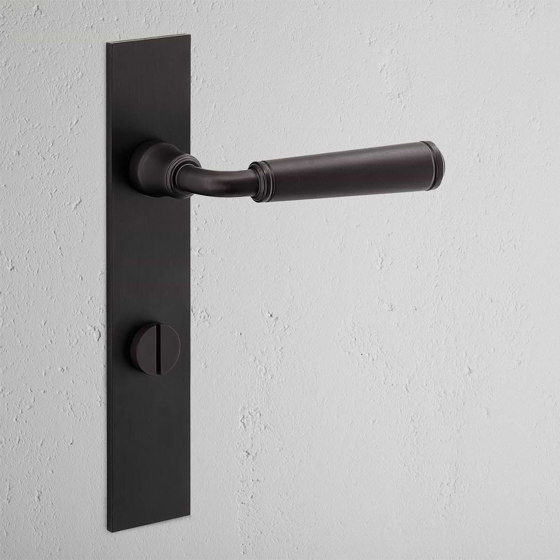 Digby Long Plate Sprung Door Handle & Thumbturn | Lever handles | Corston Architectural Detail