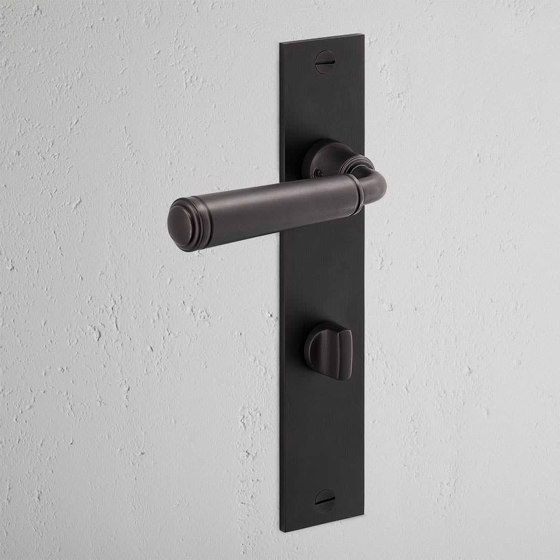 Digby Long Plate Sprung Door Handle & Thumbturn | Lever handles | Corston Architectural Detail