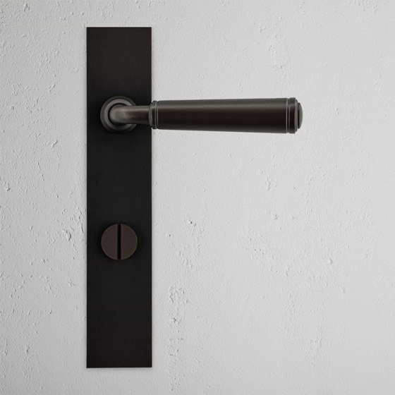 Digby Long Plate Sprung Door Handle & Thumbturn | Lever handles | Corston Architectural Detail