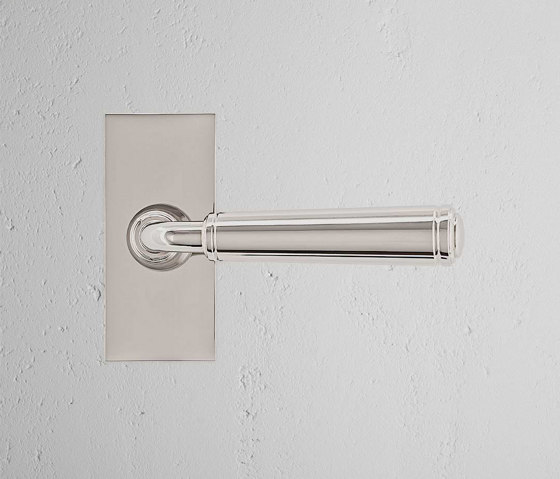 Digby Short Plate Fixed Door Handle | Lever handles | Corston Architectural Detail