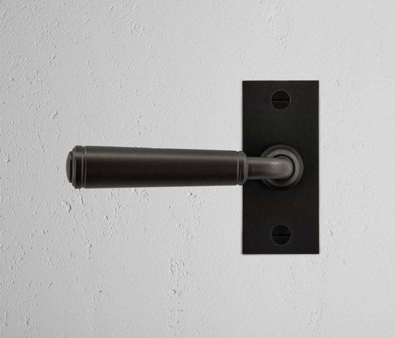 Digby Short Plate Sprung Door Handle | Lever handles | Corston Architectural Detail