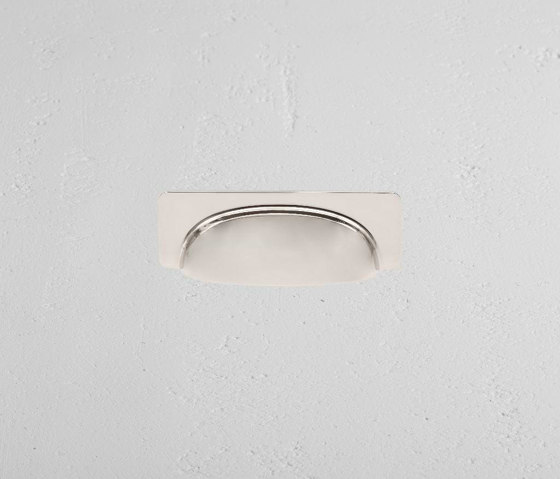 Elm Muschelgriff (84 mm) - Poliertes Nickel | Möbelgriffe | Corston Architectural Detail