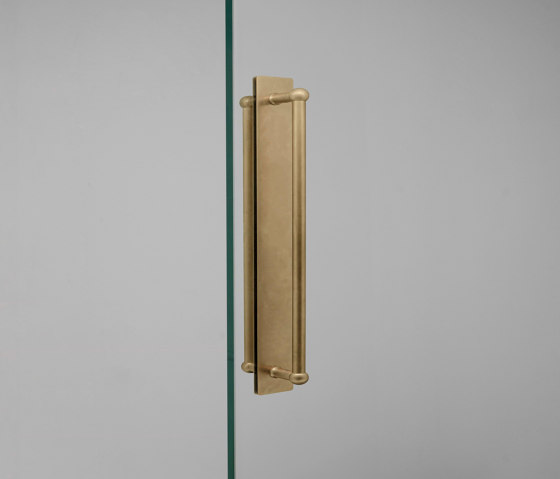 Harper Double Pull Handle with Plate 320mm | Pull handles | Corston Architectural Detail