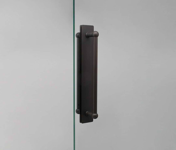 Harper Double Pull Handle with Plate 320mm | Pull handles | Corston Architectural Detail