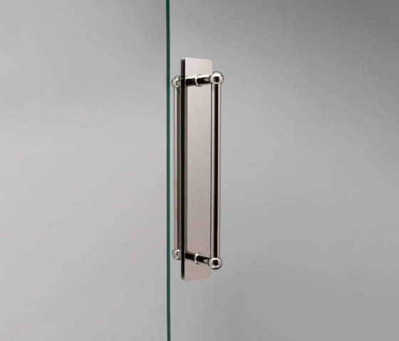 Harper Double Pull Handle with Plate 320mm | Pull handles | Corston Architectural Detail