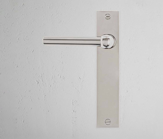 Harper Long Plate Fixed Door Handle | Lever handles | Corston Architectural Detail