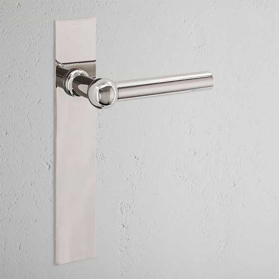 Harper Long Plate Fixed Door Handle | Lever handles | Corston Architectural Detail