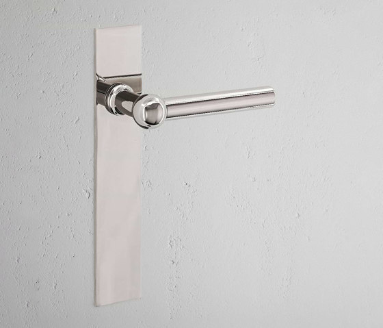 Harper Long Plate Sprung Door Handle | Lever handles | Corston Architectural Detail