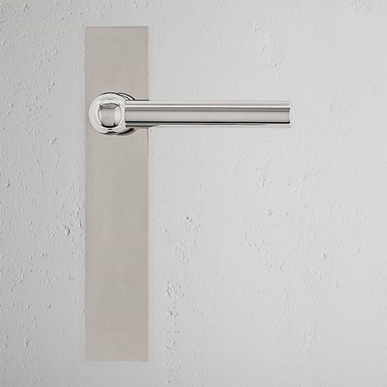 Harper Long Plate Sprung Door Handle | Lever handles | Corston Architectural Detail