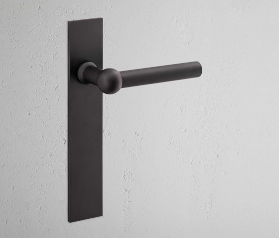 Harper Long Plate Sprung Door Handle | Lever handles | Corston Architectural Detail