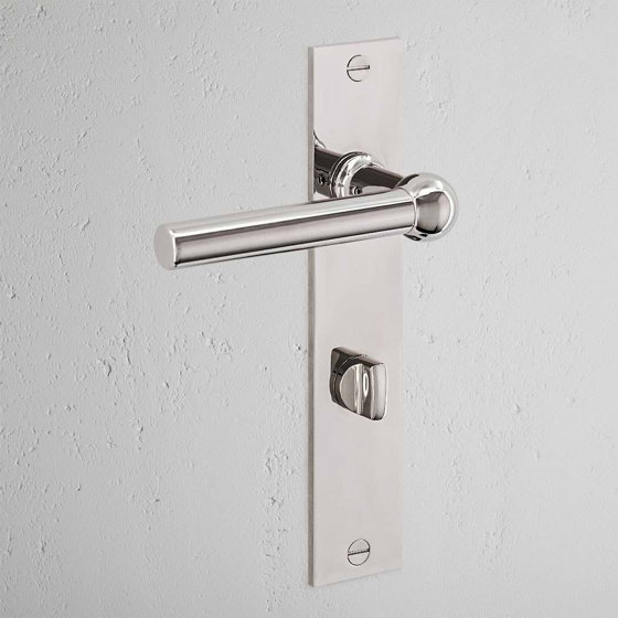 Harper Long Plate Sprung Door Handle & Thumbturn | Lever handles | Corston Architectural Detail