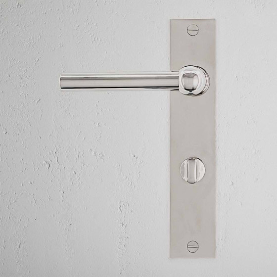 Harper Long Plate Sprung Door Handle & Thumbturn | Lever handles | Corston Architectural Detail