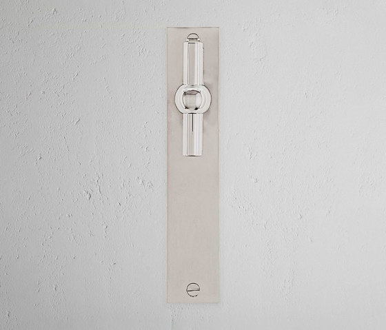 Harper T-Bar Long Plate Fixed Door Handle | Knob handles | Corston Architectural Detail