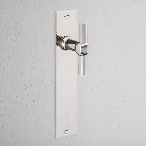 Harper T-Bar Long Plate Fixed Door Handle | Knob handles | Corston Architectural Detail