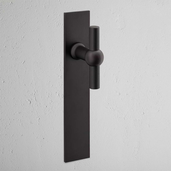 Harper T-Bar Long Plate Fixed Door Handle | Knob handles | Corston Architectural Detail