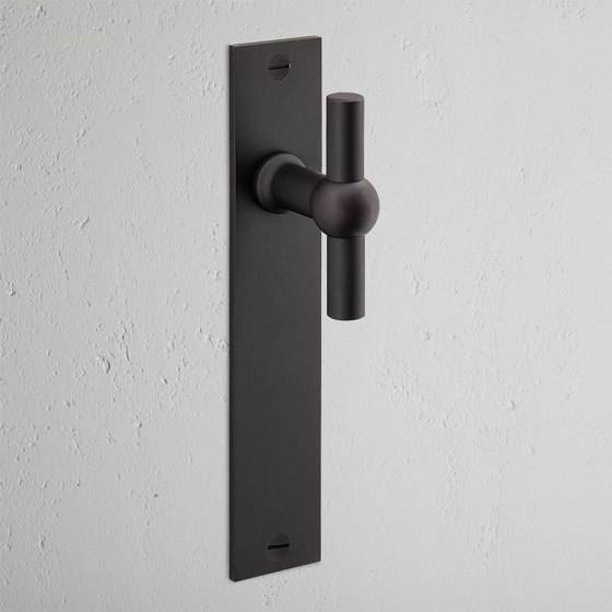 Harper T-Bar Long Plate Fixed Door Handle | Knob handles | Corston Architectural Detail