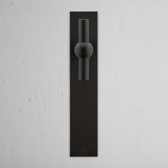 Manilla para puertas Harper T con placa larga (fija) | Pomos | Corston Architectural Detail