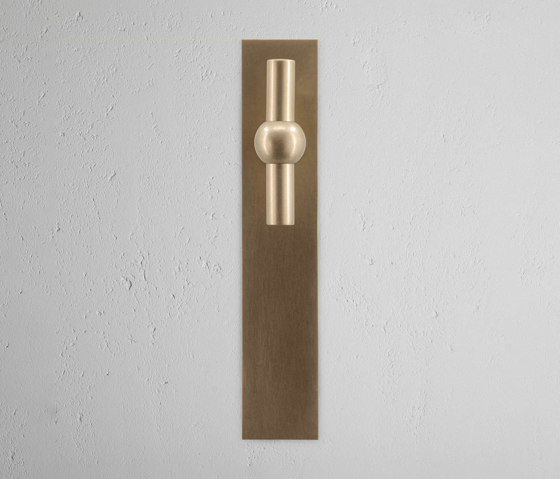 Harper T-Bar Long Plate Sprung Door Handle | Knob handles | Corston Architectural Detail