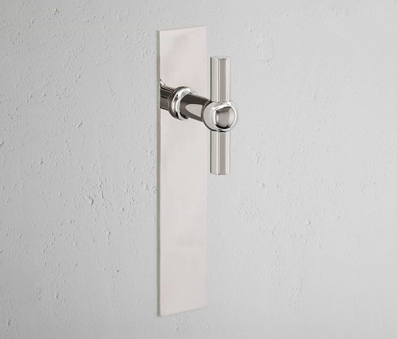 Harper T-Bar Long Plate Sprung Door Handle | Knob handles | Corston Architectural Detail