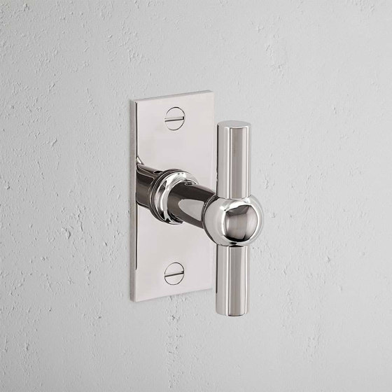 Harper T-Bar Short Plate Fixed Door Handle | Knob handles | Corston Architectural Detail