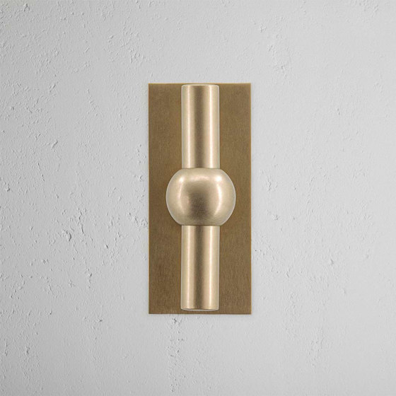 Manilla para puertas Harper T con placa corta (fija) | Pomos | Corston Architectural Detail