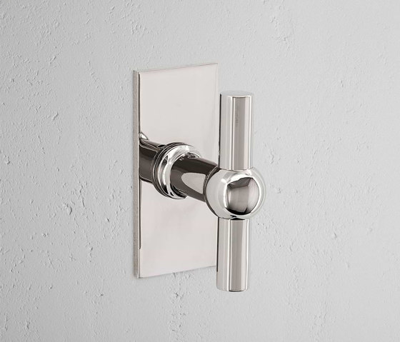 Harper T-Bar Short Plate Sprung Door Handle | Knob handles | Corston Architectural Detail