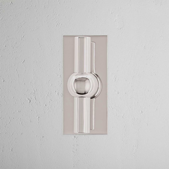 Harper T-Bar Short Plate Sprung Door Handle | Knob handles | Corston Architectural Detail