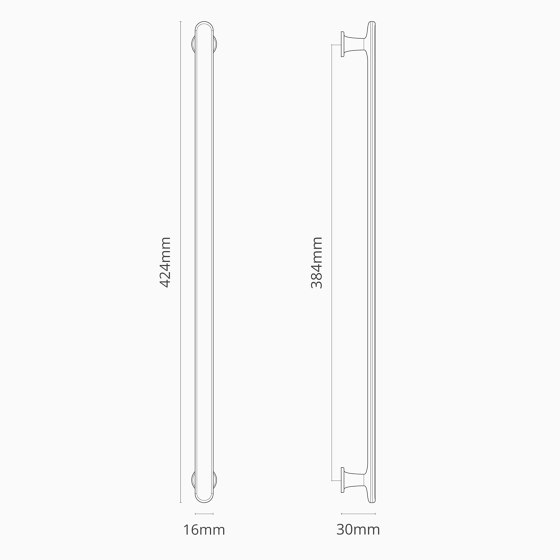 Tirador para muebles Milliner de 384 mm | Tiradores de puerta | Corston Architectural Detail