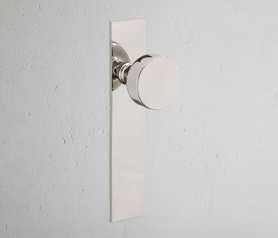 Onslow Long Plate Fixed Door Knob | Knob handles | Corston Architectural Detail