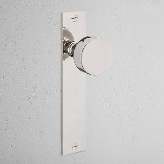 Onslow Long Plate Fixed Door Knob | Knob handles | Corston Architectural Detail