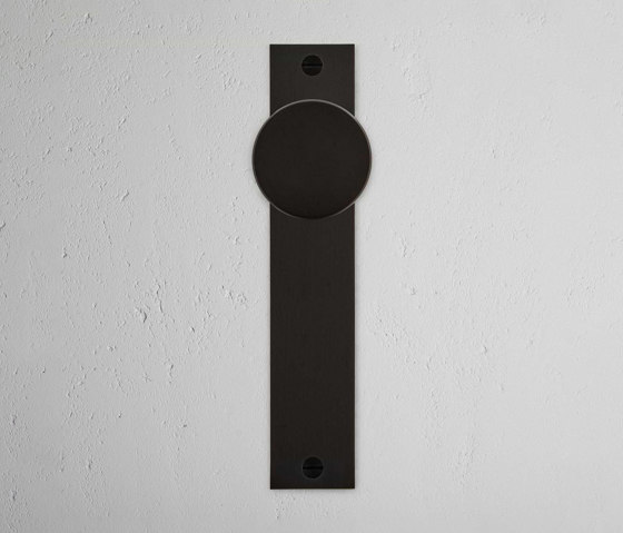 Pomo para puertas Onslow con placa larga (fijo) | Pomos | Corston Architectural Detail