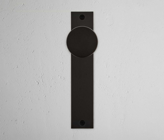 Onslow Long Plate Sprung Door Knob | Knob handles | Corston Architectural Detail