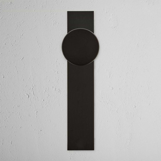 Onslow Long Plate Sprung Door Knob | Knob handles | Corston Architectural Detail