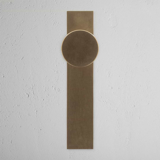 Onslow Long Plate Sprung Door Knob | Knob handles | Corston Architectural Detail