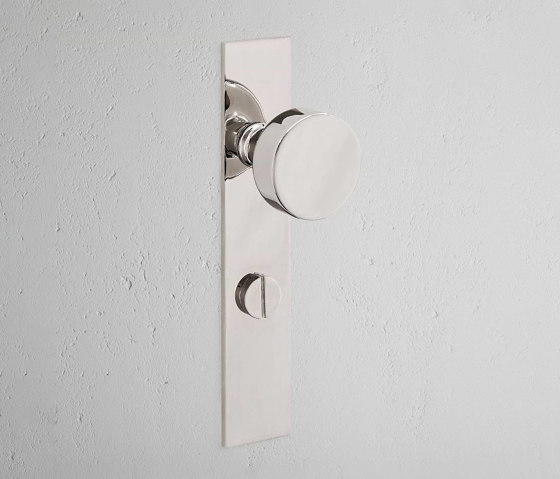 Onslow Long Plate Sprung Door Knob & Thumbturn | Knob handles | Corston Architectural Detail