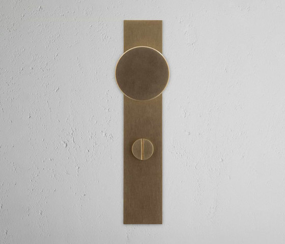 Onslow Long Plate Sprung Door Knob & Thumbturn | Knob handles | Corston Architectural Detail