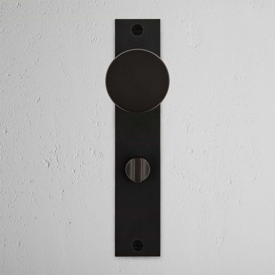 Onslow Long Plate Sprung Door Knob & Thumbturn | Knob handles | Corston Architectural Detail