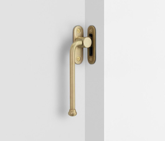 Southbank Casement Window Handle With Plate Left | Lever window handles | Corston Architectural Detail