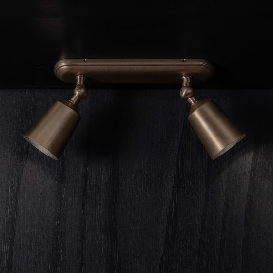 Baylis Faretto Doppio da 50mm | Lampade plafoniere | Corston Architectural Detail