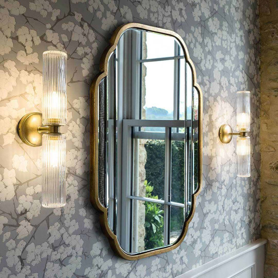 Claremont Medium Wall Light Fluted Glass | Wall lights | Corston Architectural Detail