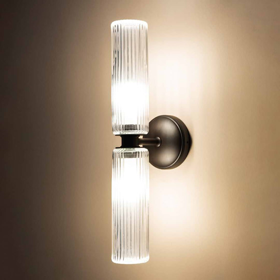 Claremont Medium Wall Light Fluted Glass | Wall lights | Corston Architectural Detail