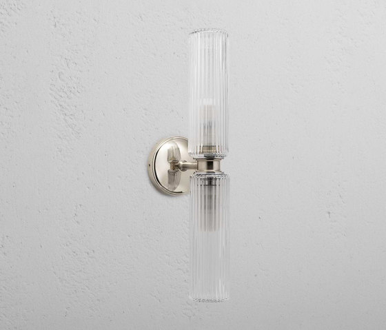 Claremont Medium Wall Light Fluted Glass | Wall lights | Corston Architectural Detail